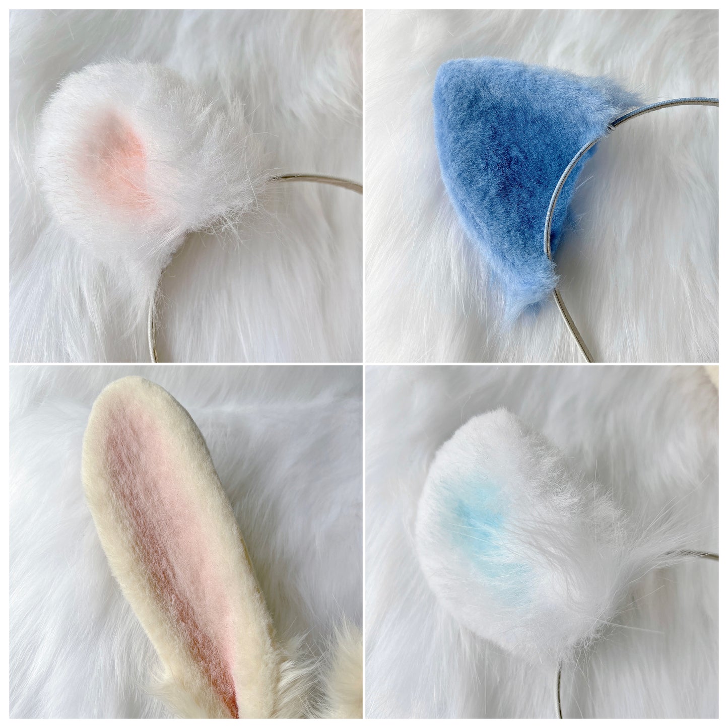 Chiikawa - Hachiware Cat Ears Faux Fur Animal Ears Kemonomimi