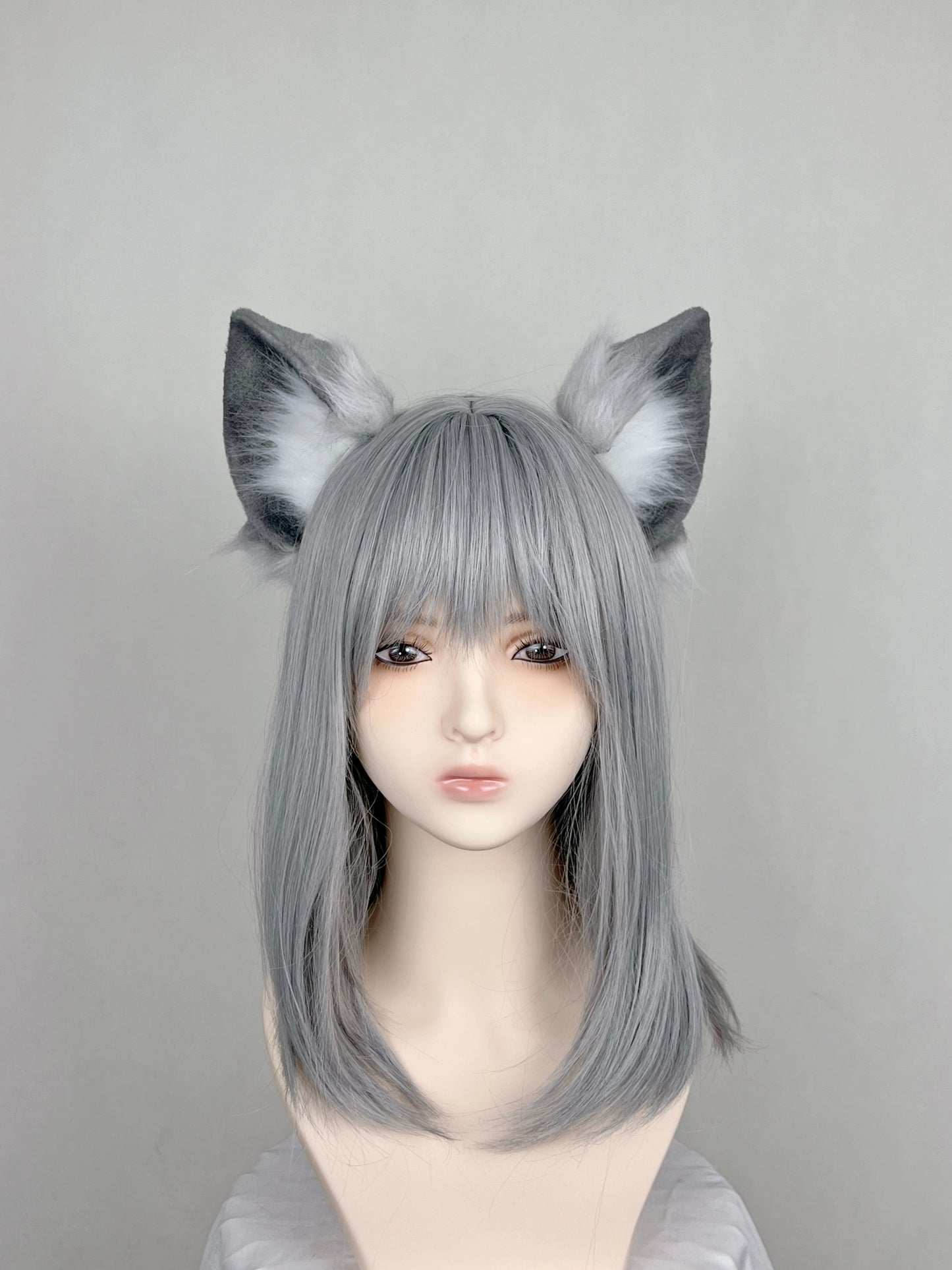 Blue Archive - Sunaookami Shiroko Faux Fur Animal Ears Kemonomimi