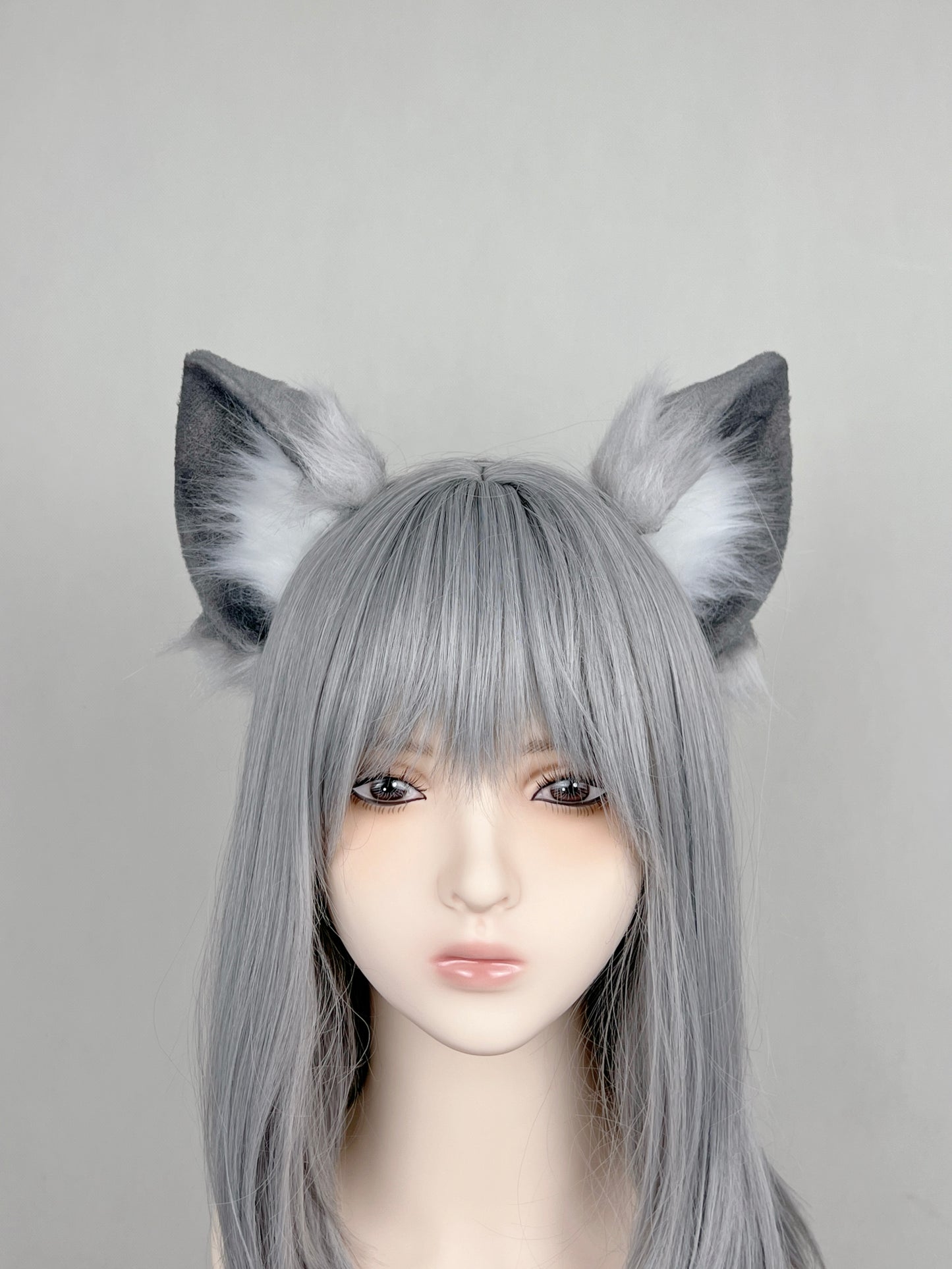 Blue Archive - Sunaookami Shiroko Faux Fur Animal Ears Kemonomimi