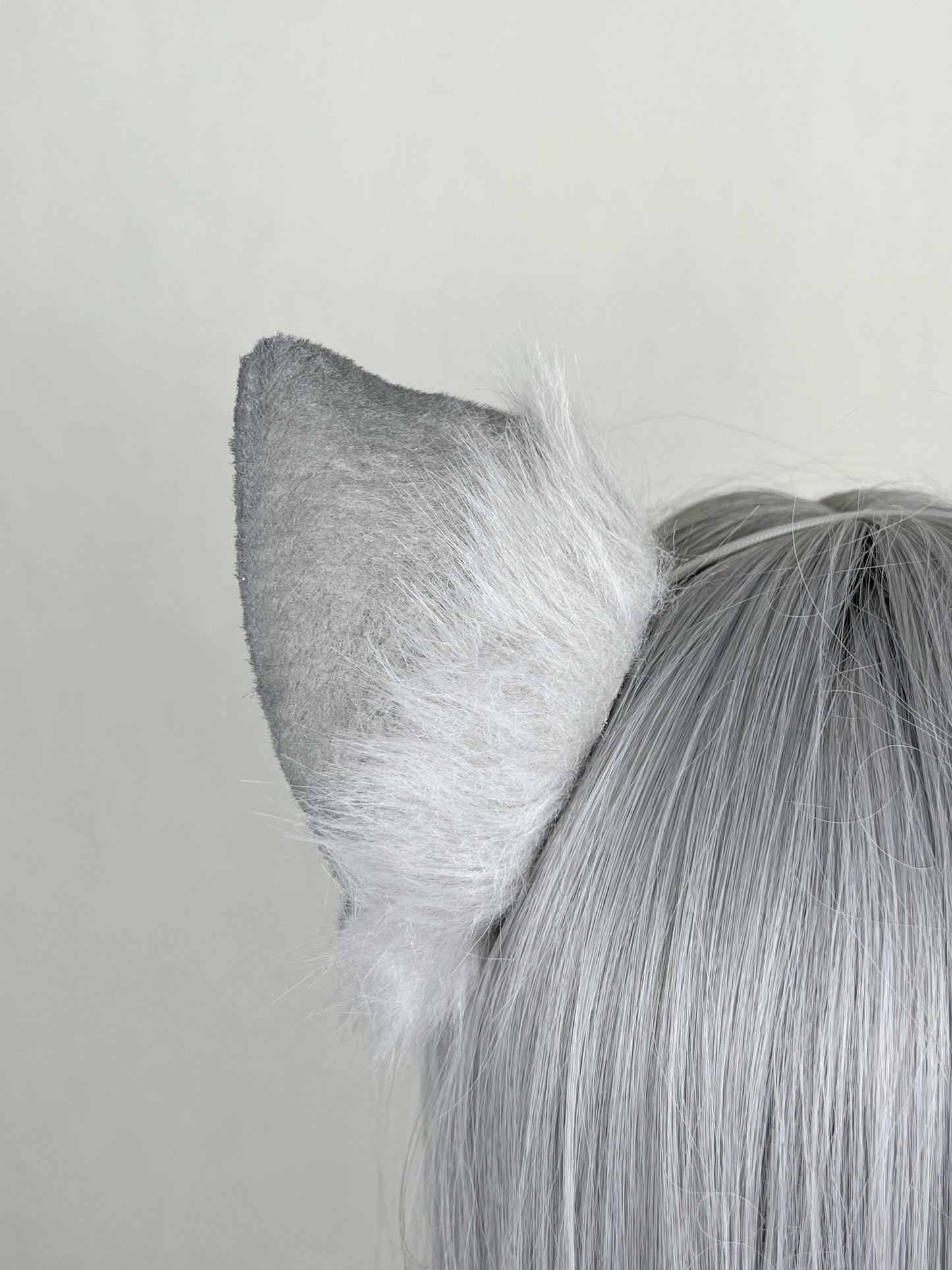 Blue Archive - Sunaookami Shiroko Faux Fur Animal Ears Kemonomimi