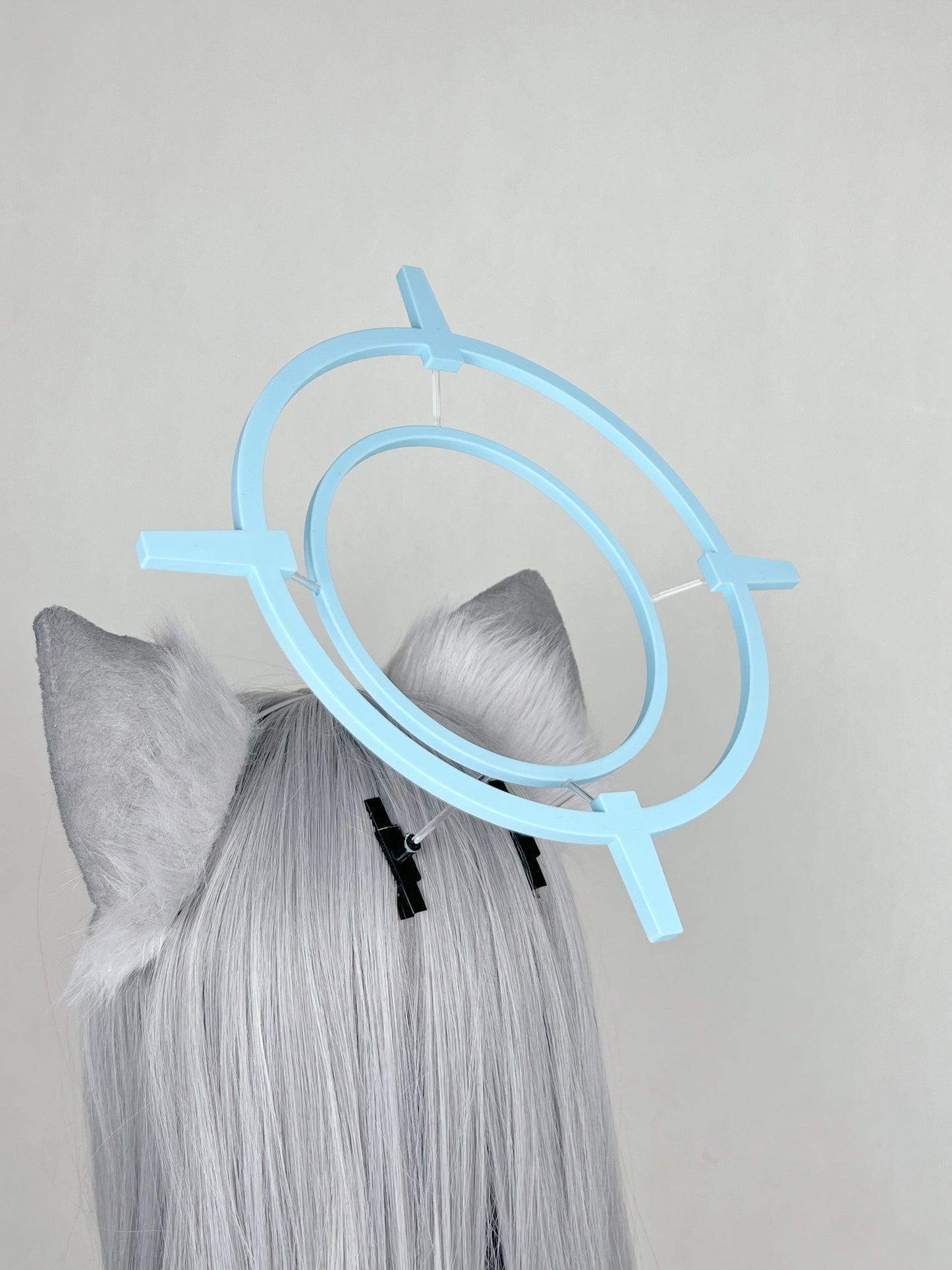 Blue Archive - Sunaookami Shiroko Faux Fur Animal Ears Kemonomimi