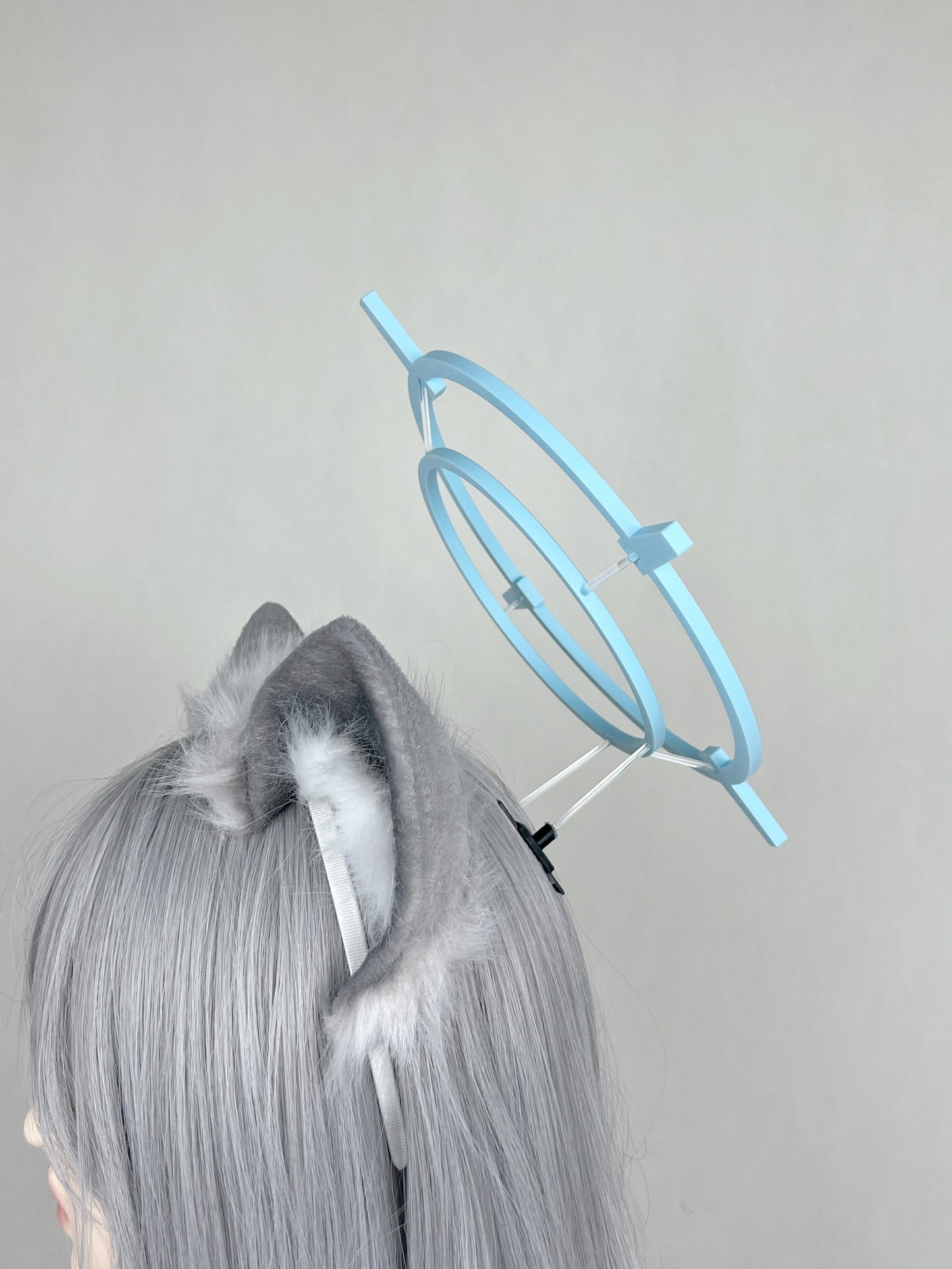 Blue Archive - Sunaookami Shiroko Faux Fur Animal Ears Kemonomimi