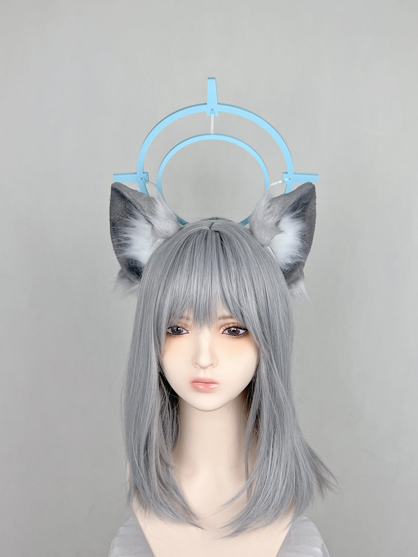 Blue Archive - Sunaookami Shiroko Faux Fur Animal Ears Kemonomimi