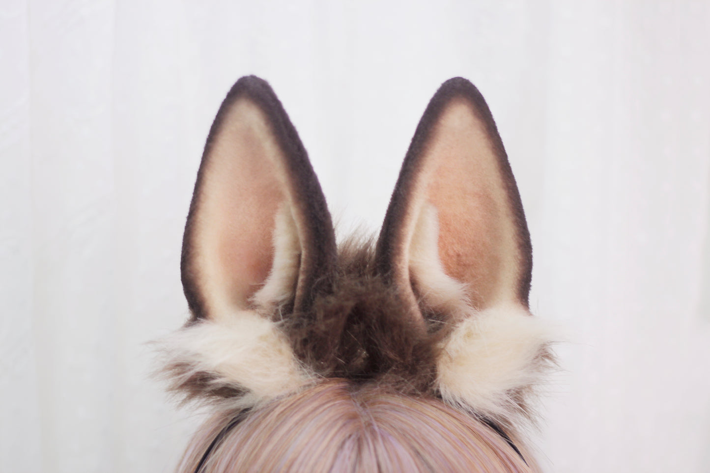 Nutmeg the Bunny - Hazelnut Brown Bunny Ears & Tail