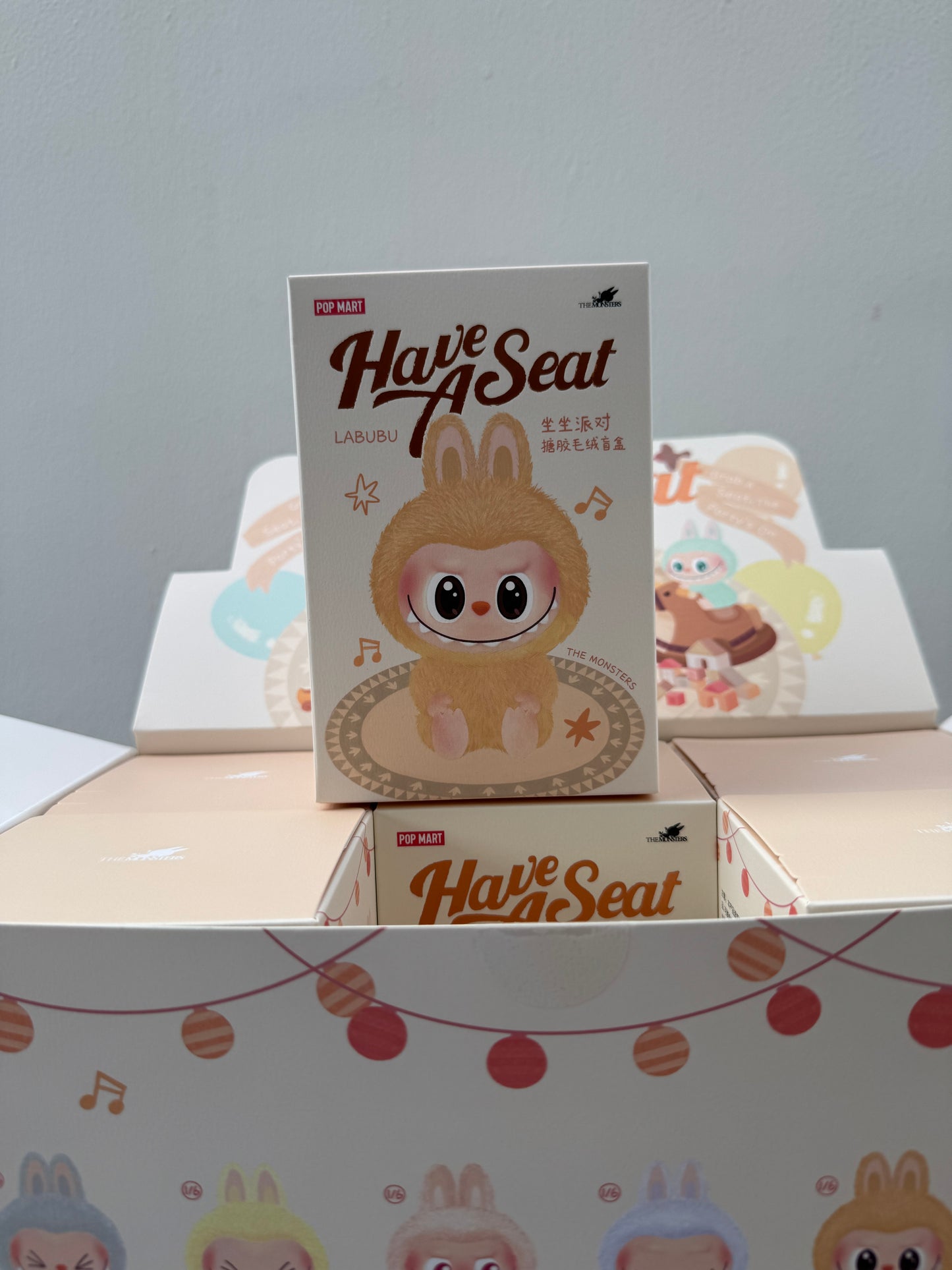 POP MART THE MONSTERS - Have a Seat Vinyl Plush Blind Box Labubu