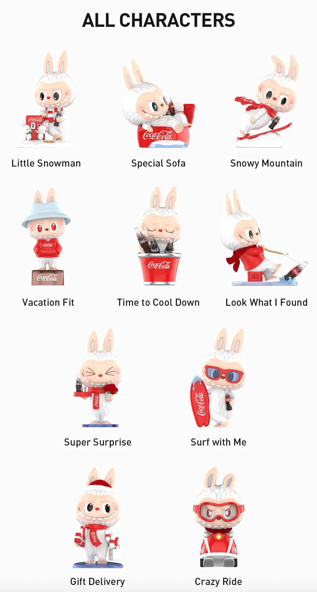 POP MART THE MONSTERS COCA-COLA Series Figures