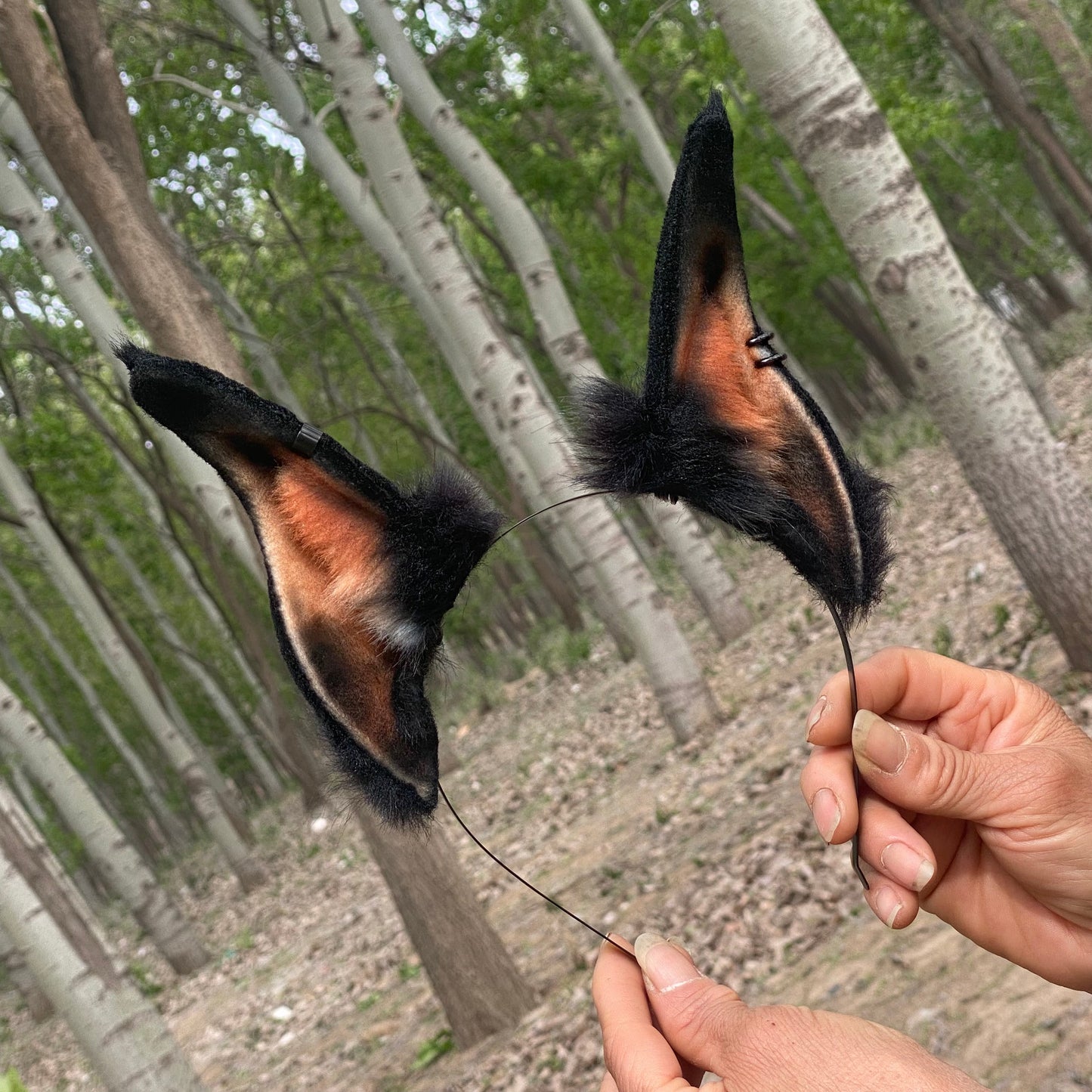 Titan the Dobermann Faux Fur Animal Ears Kemonomimi