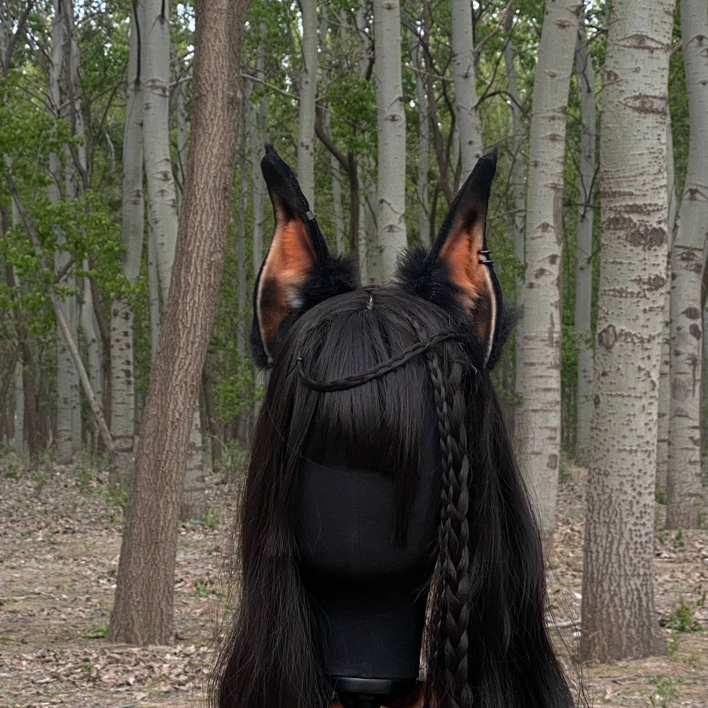 Titan the Dobermann Faux Fur Animal Ears Kemonomimi