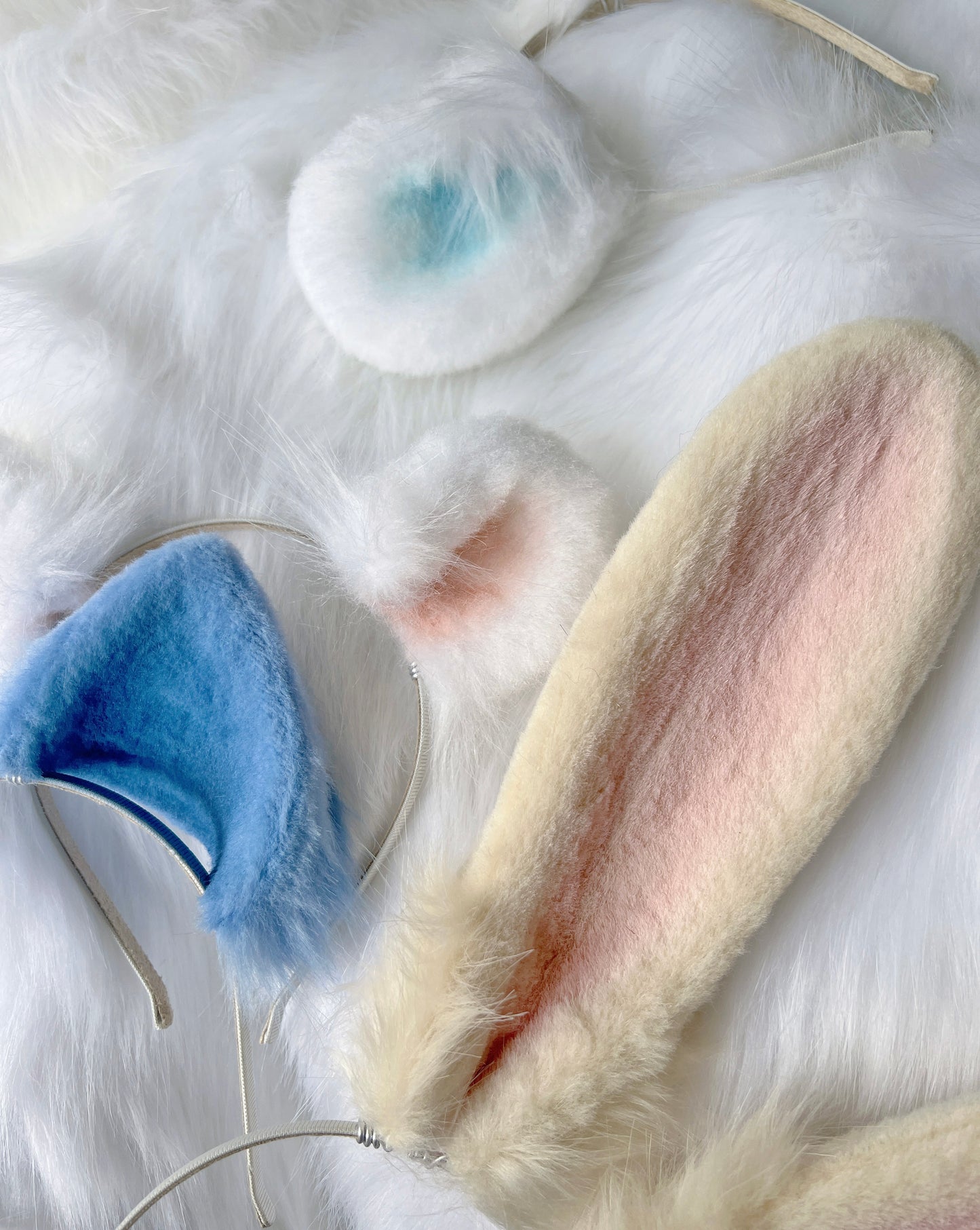 Chiikawa - Usagi Rabbit Ears Faux Fur Animal Ears Kemonomimi
