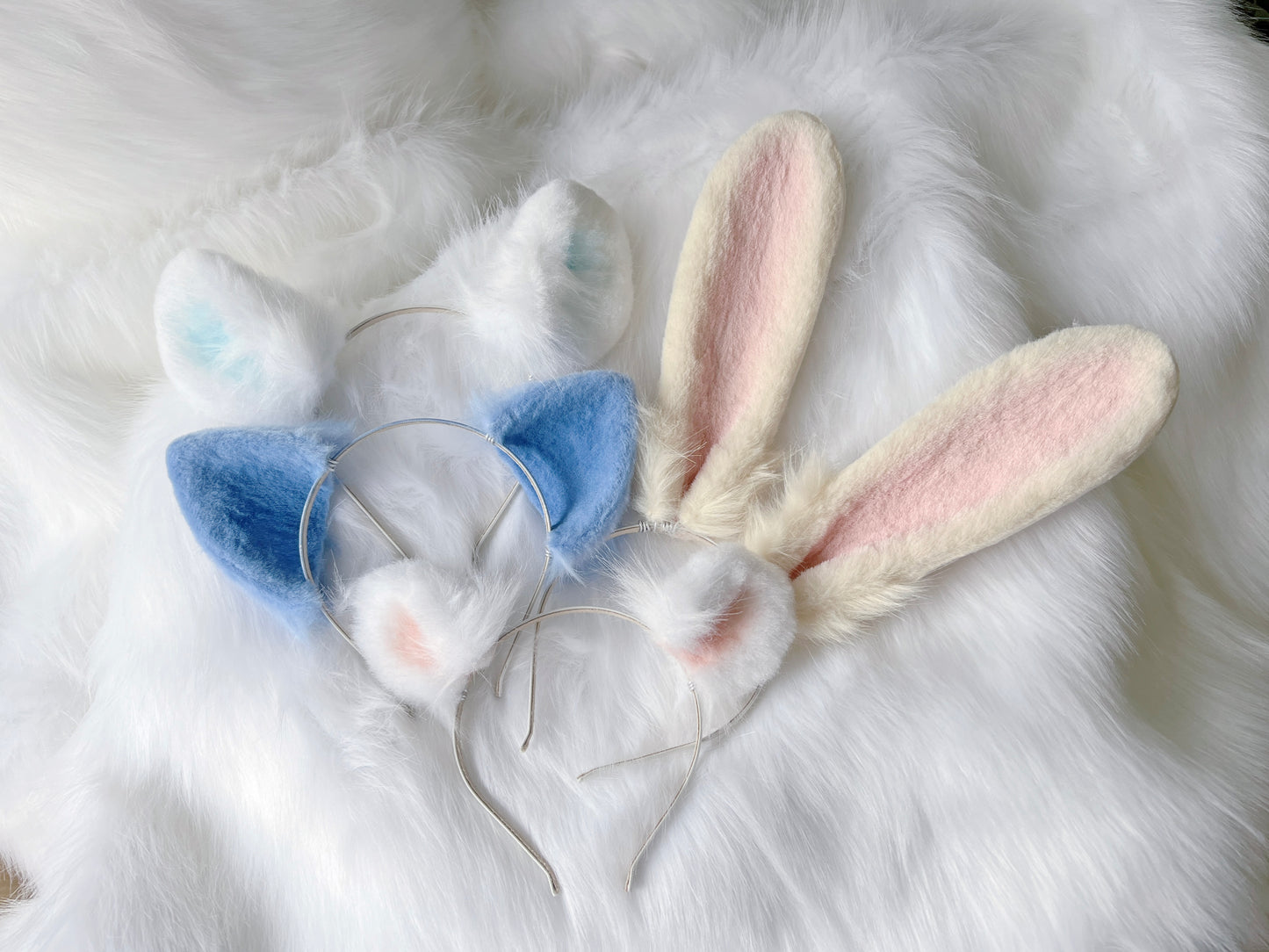 Chiikawa - Usagi Rabbit Ears Faux Fur Animal Ears Kemonomimi