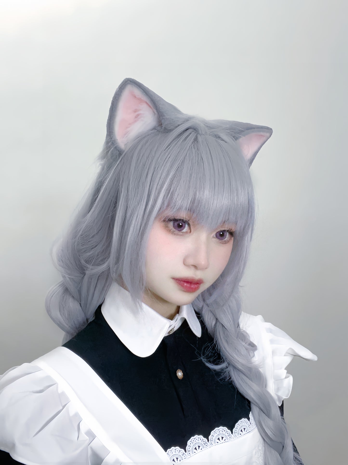 Hasuki - Pocket Art Series PA010 Maid Gunner FKEY Cat Ears Grey Cat
