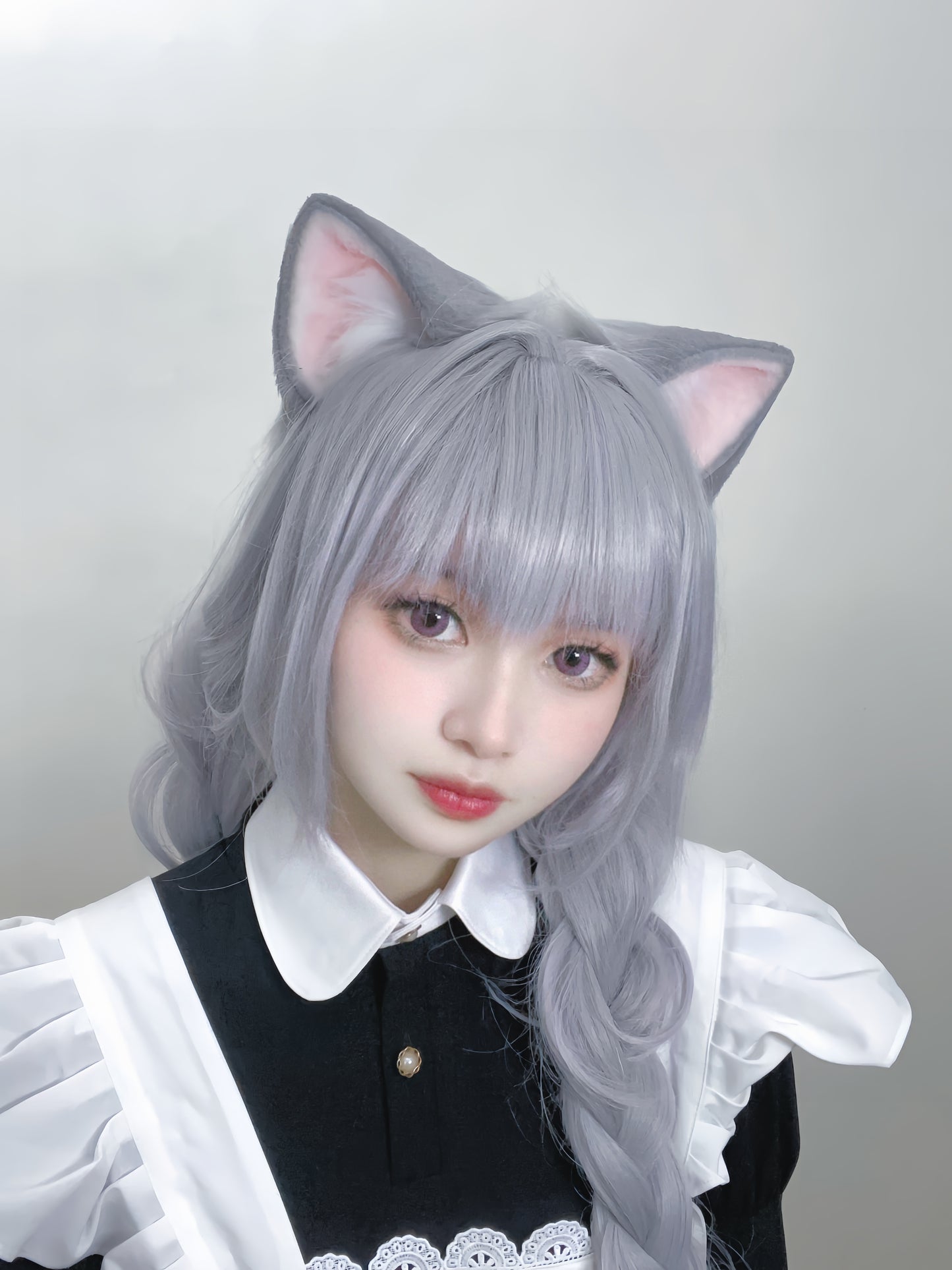 Hasuki - Pocket Art Series PA010 Maid Gunner FKEY Cat Ears Grey Cat
