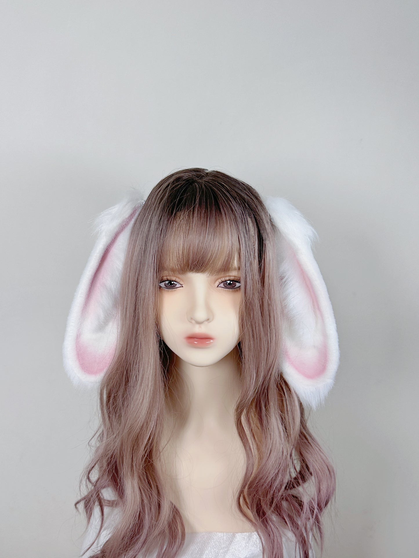 Dai Hao Yuan (Ashes Of The Kingdom) - Yuan Ji Lop Eared Rabbit Faux Fur Animal Ears Kemonomimi (WHITE)