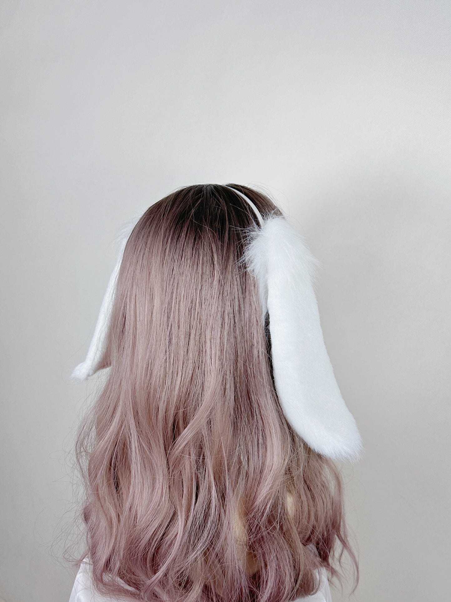 Dai Hao Yuan (Ashes Of The Kingdom) - Yuan Ji Lop Eared Rabbit Faux Fur Animal Ears Kemonomimi (WHITE)