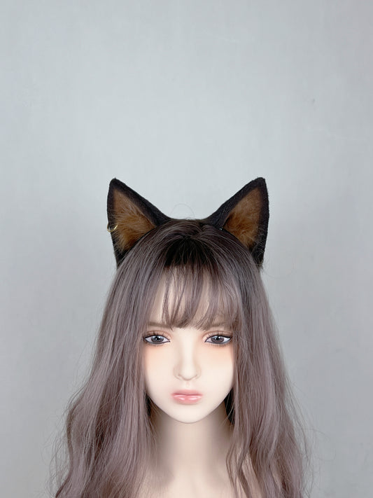 Arknights - Skyfire Faux Fur Animal Ears Kemonomimi