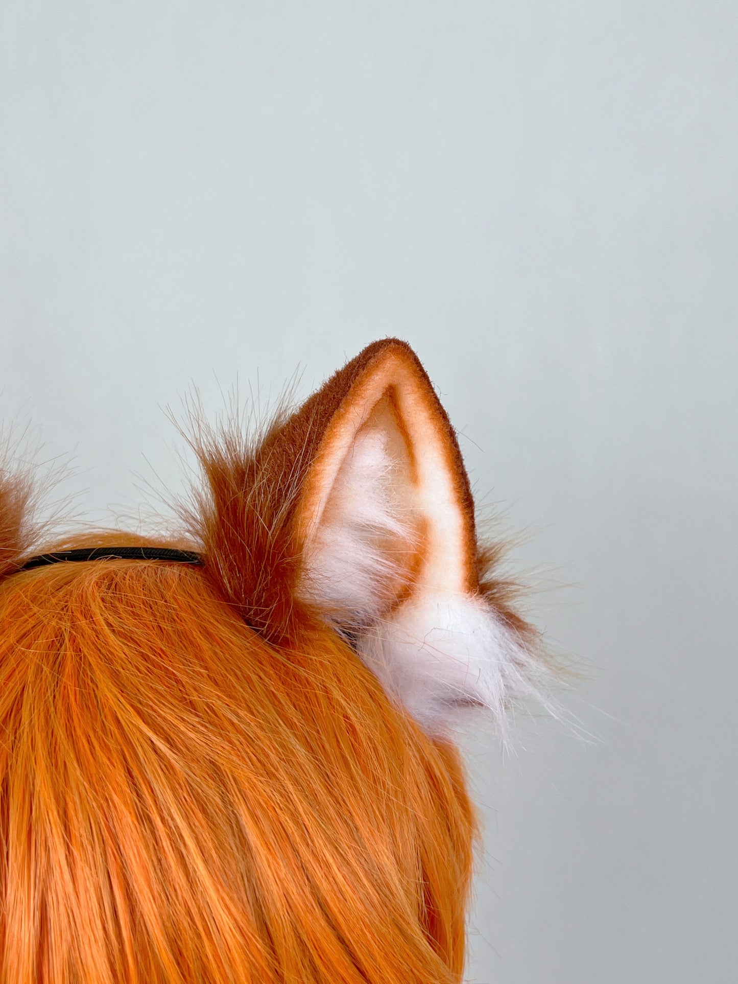 Haikyu - Shōyō Hinata Cat Boy Ears Faux Fur Animal Ears Kemonomimi Red Cat
