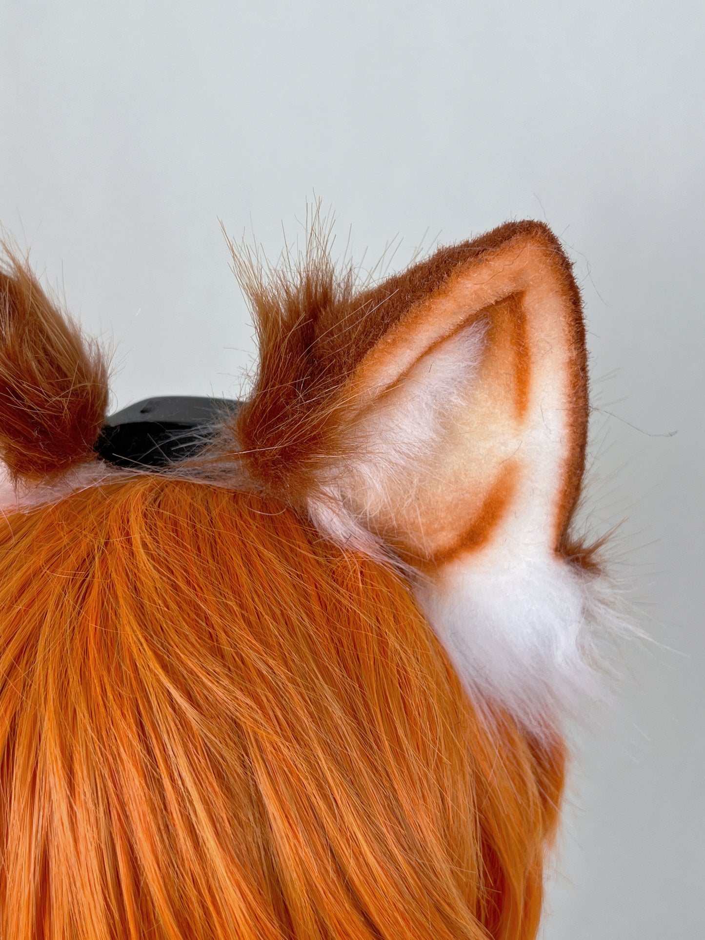 Haikyu - Shōyō Hinata Cat Boy Ears Faux Fur Animal Ears Kemonomimi Red Cat