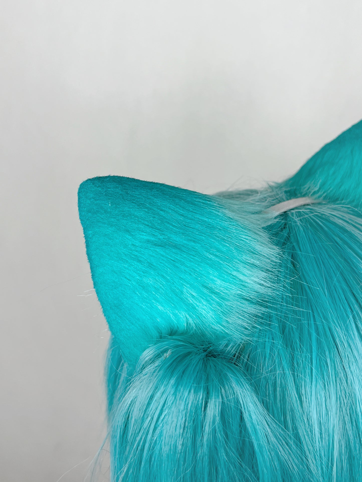 VOCALOID - Hatsune Miku Cat Girl Faux Fur Animal Ears Kemonomimi (Light Green Version)