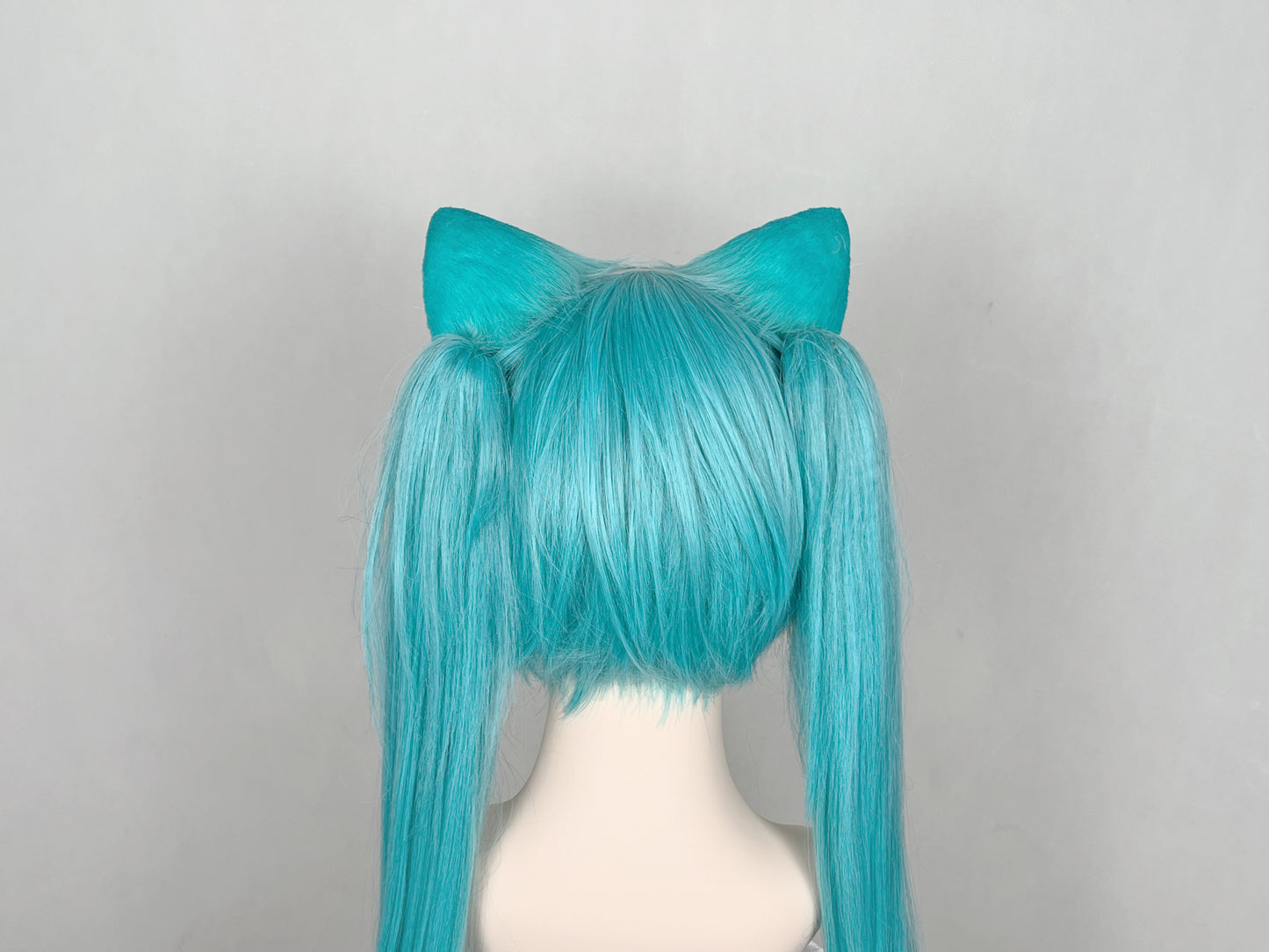VOCALOID - Hatsune Miku Cat Girl Faux Fur Animal Ears Kemonomimi (Water Green Version)