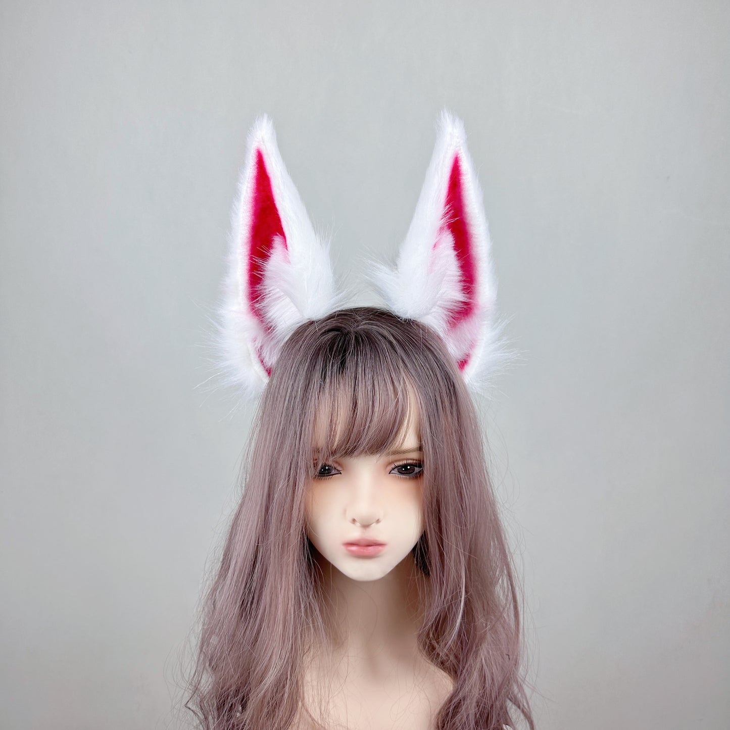 League of Legends - Faker Exclusive Risen Ahri White (Legend Collection) Faux Fur Animal Ears Kemonomimi