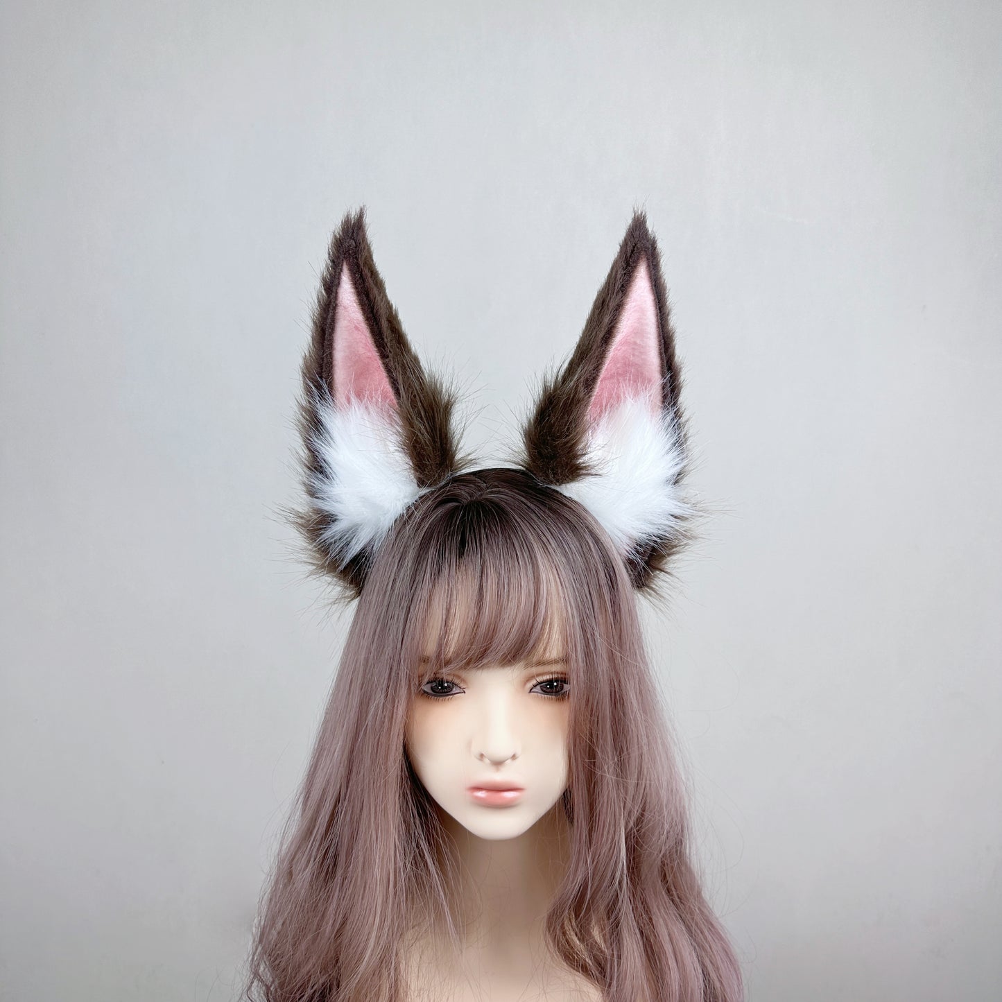 League of Legends - Faker Exclusive Risen Ahri Brown (Legend Collection) Faux Fur Animal Ears Kemonomimi