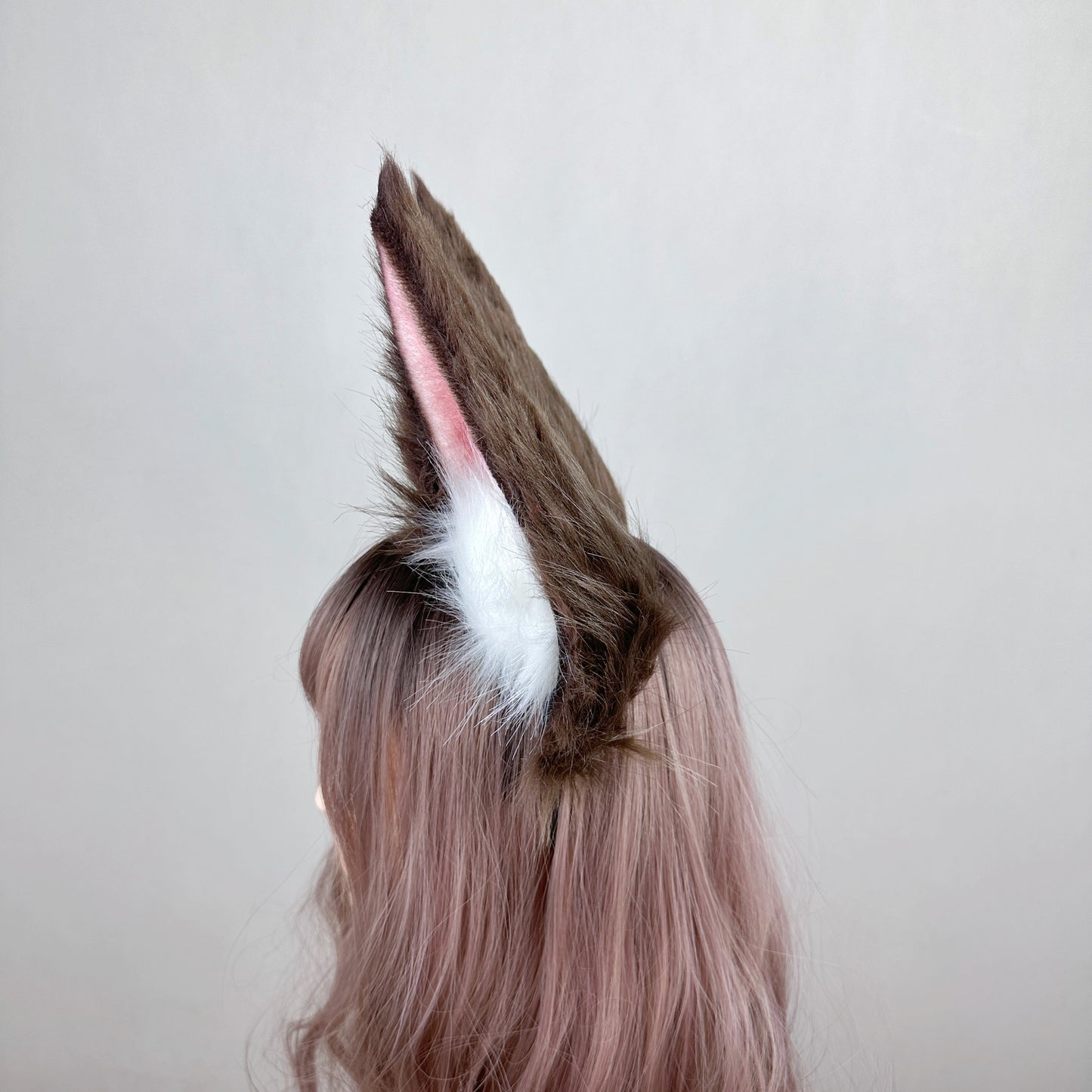 League of Legends - Faker Exclusive Risen Ahri Brown (Legend Collection) Faux Fur Animal Ears Kemonomimi