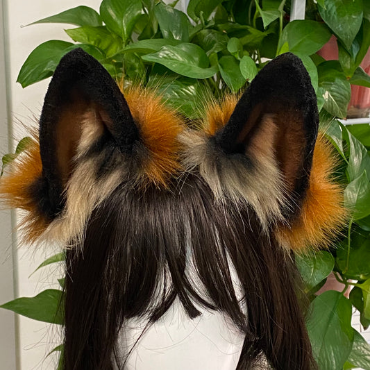 Peter the German Shepherd Faux Fur Animal Ears Kemonomimi