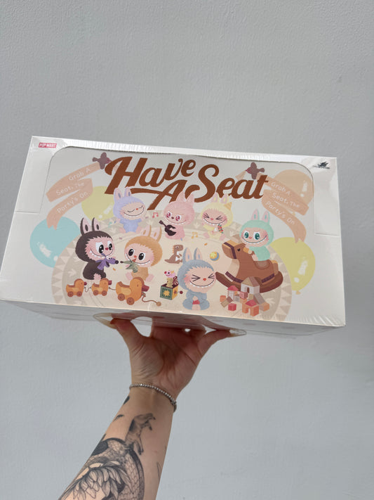 POP MART THE MONSTERS - Have a Seat Vinyl Plush Blind Box Labubu Case of 6 Blind Boxes