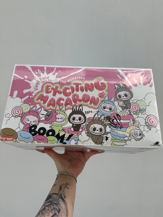 POP MART The Monsters Tasty Macarons Series - Vinyl Face Blind Box Case of 6 Blind Boxes
