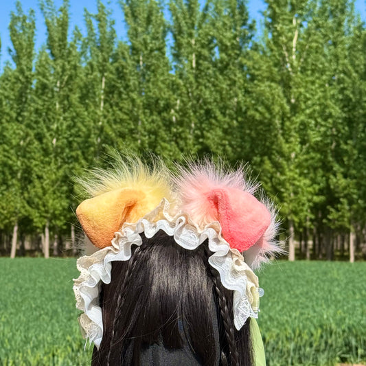 Mickey the Golden Retriever (Candy) Faux Fur Animal Ears Kemonomimi